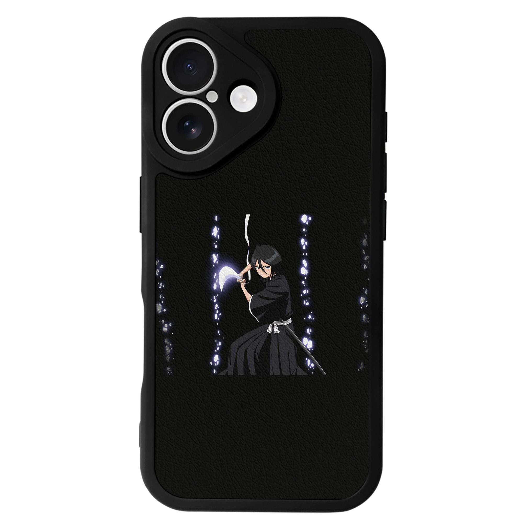 （画像用） ブリーチ 朽木ルキア BLEACH Kuchiki Rukia 【iPhone 16シリーズ対応】シリコンスマホケース（レザー調） 材質：シリコン
